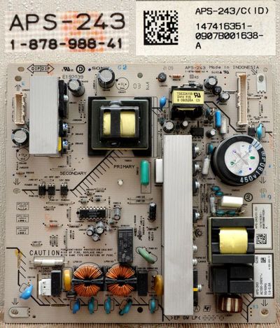 Лот: 4282995. Фото: 1. Блок питания APS-243(1-878-988-41... Печатные платы
