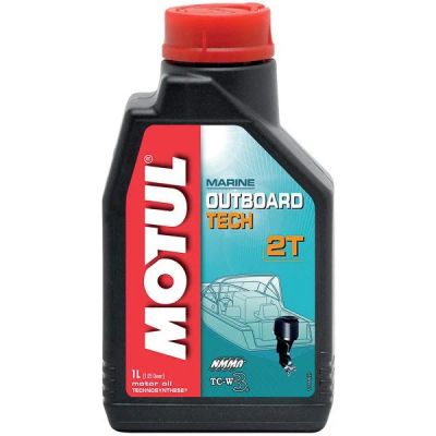 Лот: 16122441. Фото: 1. MOTUL Outboard TECH 2T 1 л (для... Масла, жидкости