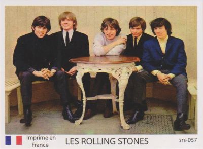 Лот: 10614534. Фото: 1. Rolling Stones коллекционная карточка... Наклейки, фантики, вкладыши