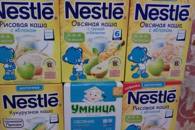 Лот: 6256971. Фото: 1. каша детская молочная Nestle и... Детское питание