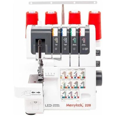 Лот: 24467204. Фото: 1. Оверлок Merrylock 220. Швейная, вязальная