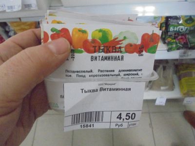 Лот: 6873087. Фото: 1. Семена. Тыква "Витаминная" код... Овощи