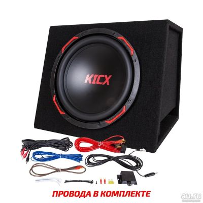Лот: 14475524. Фото: 1. Активный сабвуфер Kicx GT310BPA. Сабвуферы
