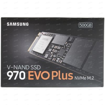 Лот: 18419822. Фото: 1. Samsung 970 EVO Plus (500 ГБ SSD... SSD-накопители