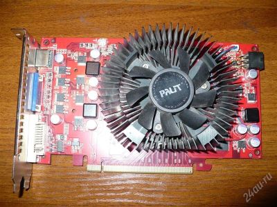 Лот: 3233177. Фото: 1. Palit GeForce 9800gt DDR3 512mb... Видеокарты
