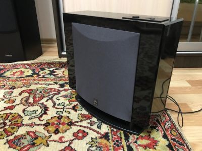 Лот: 13296683. Фото: 1. Сабвуфер Yamaha YST-FSW100, черный... Активные акустические системы