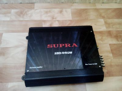 Лот: 5435786. Фото: 1. Усилитель Supra SBD-A4120. Усилители