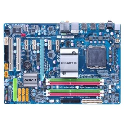 Лот: 8911960. Фото: 1. Gigabyte GA-EP45T-UD3LR (rev... Материнские платы