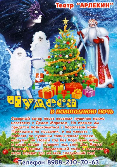 Лот: 16995922. Фото: 1. Проведение Новогодних утренников. Красноярск