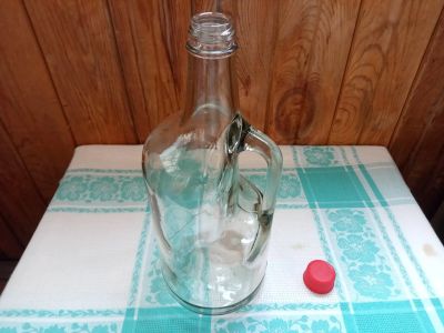 Лот: 23999732. Фото: 1. Стеклянная бутылка "Liquor bottle... Тара, измерительные приборы и сопутствующие товары