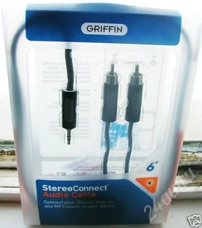 Лот: 331199. Фото: 1. Аудио Кабель Griffin Stereo Connect. Шнуры, кабели, разъёмы