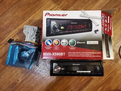 Лот: 16658327. Фото: 1. Pioneer MVH-X580BT usb автомагнитола. Автомагнитолы