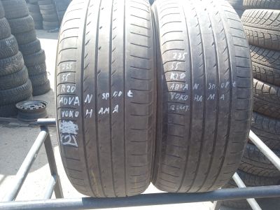 Лот: 23245620. Фото: 1. 2шт 235-55-20 Yokohama Advan Sport... Шины