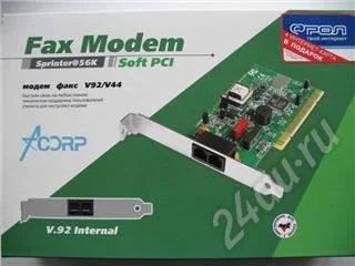 Лот: 14395. Фото: 1. модем-факс acorp sprinter@56K... Красноярск