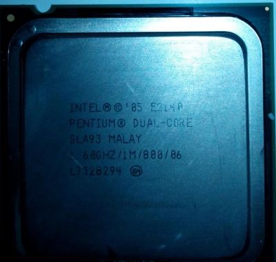 Лот: 12258562. Фото: 1. Процессор Intel Pentium E2140... Процессоры