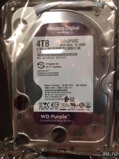 Лот: 13068503. Фото: 1. Жесткий диск новый 4Tb. Жёсткие диски (HDD)