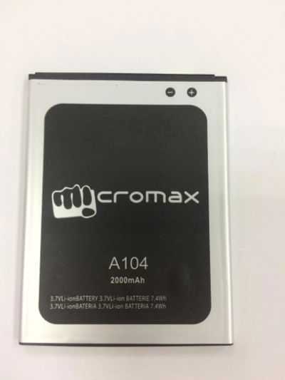 Лот: 10056601. Фото: 1. Акб (Аккумулятор) Micromax A104... Аккумуляторы