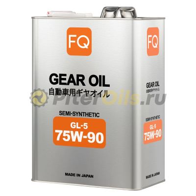 Лот: 20068248. Фото: 1. FQ GEAR GL-5 75W90 SEMI-SYNTHETIC... Масла, жидкости