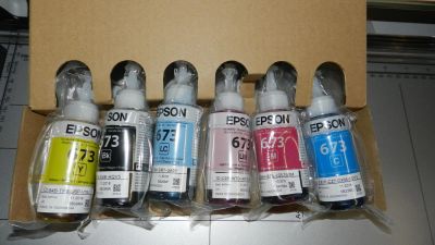Лот: 8267142. Фото: 1. Чернила Epson (комплект 6 цветов... Картриджи, расходные материалы