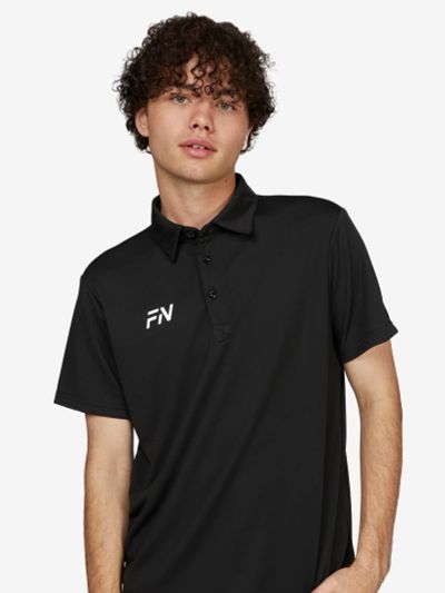 Лот: 24638841. Фото: 1. Поло мужское FN Polo, Черный. Другое (спортивная одежда)