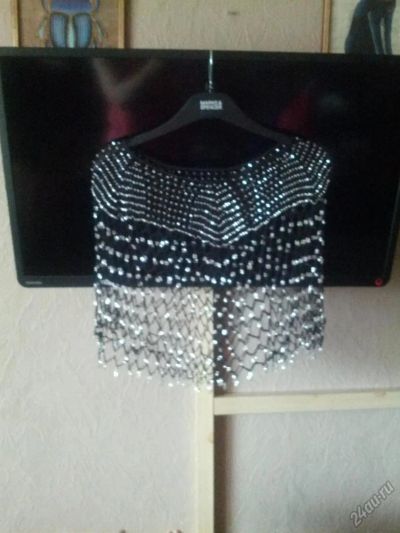 Лот: 5897297. Фото: 1. Болеро из бусинок безразмерное. Накидки, шали, палантины