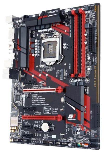 Лот: 10793057. Фото: 1. Мат. плата Gigabyte GA-Z170-Gaming... Материнские платы