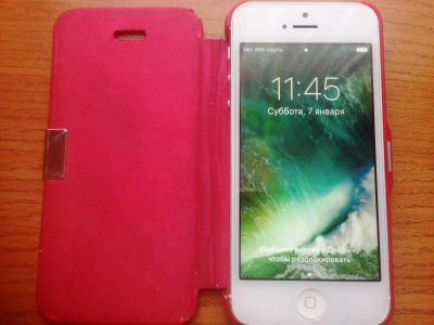 Лот: 8837450. Фото: 1. Iphone 5 белый. Смартфоны