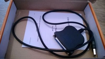 Лот: 3690042. Фото: 1. Кабель- переходник LPT-USB, новый... Шлейфы, кабели, переходники