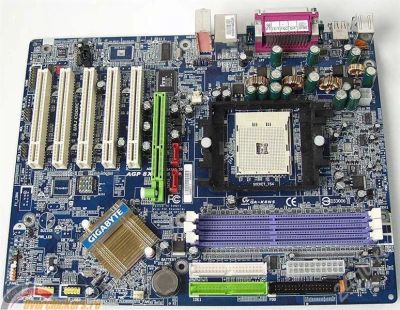 Лот: 728379. Фото: 1. GigaByte GA-K8NS (Socket 754... Материнские платы