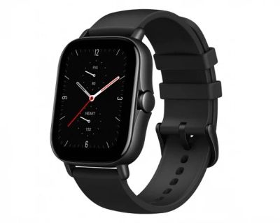 Лот: 20886485. Фото: 1. Часы Amazfit A2021 GTS 2e черные. Смарт-часы, фитнес-браслеты, аксессуары