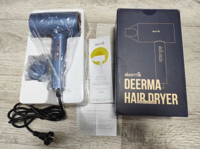 Лот: 19216226. Фото: 1. Фен Xiaomi Deerma DEM CF-15W. Укладка и стрижка волос, бритьё, эпиляция