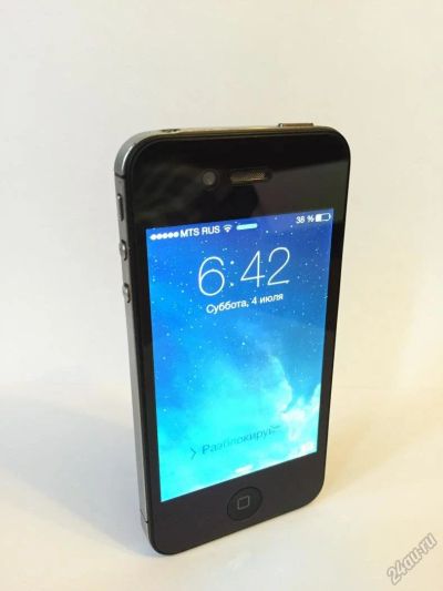 Лот: 5780390. Фото: 1. Apple iPhone 4S 16 Gb Черный... Смартфоны
