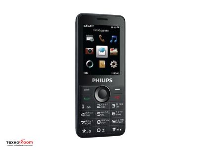 Лот: 14946714. Фото: 1. Сотовый телефон Philips E168 черный. Кнопочные мобильные телефоны