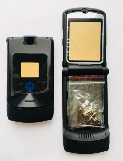 Лот: 11528416. Фото: 1. Корпус Motorola V3i под ориг. Корпуса, клавиатуры, кнопки