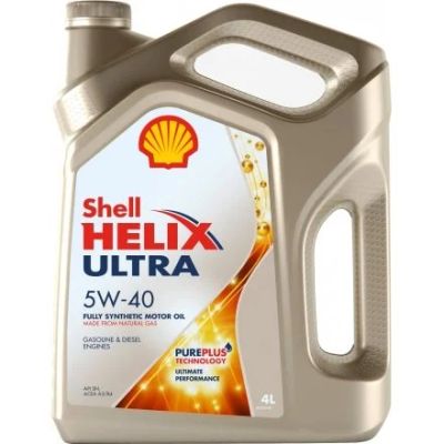 Лот: 5166134. Фото: 1. Shell HELIX ULTRA 5W40 SN/CF 4л. Масла, жидкости