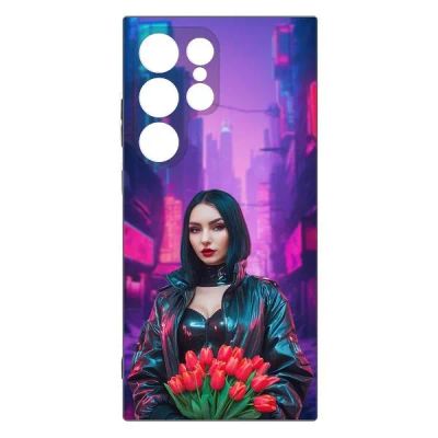 Лот: 25134875. Фото: 1. Чехол Krutoff Soft Case "Киберпанк... Чехлы, бамперы