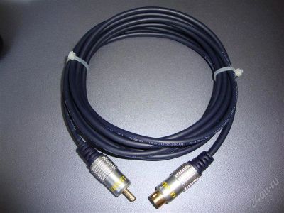 Лот: 1972410. Фото: 1. Кабель S-video RCA Luxmann 3м. Шнуры, кабели, разъёмы