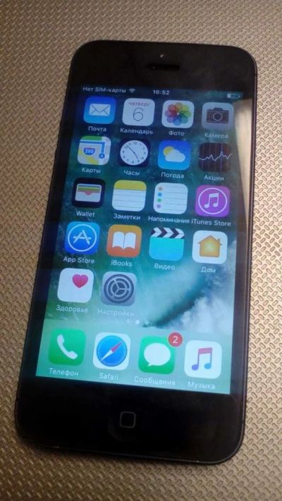 Лот: 9423563. Фото: 1. iPhone 5 Black 32GB. Смартфоны