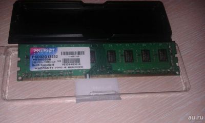 Лот: 8049960. Фото: 1. patriot memory psd32g13332 2gb... Оперативная память