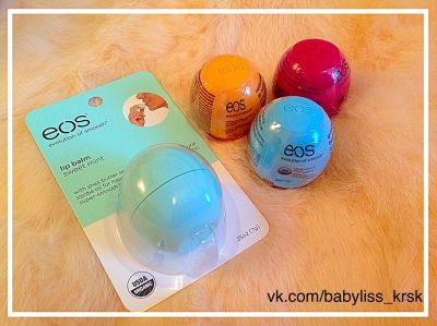 Лот: 5185564. Фото: 1. Оригинальный бальзам для губ EOS. Уход за лицом 