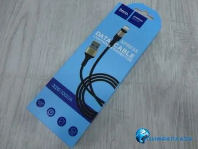 Лот: 13417058. Фото: 1. Кабель iPhone Lightning Hoco X26... Дата-кабели, переходники