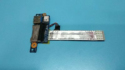 Лот: 16452749. Фото: 1. Б/У плата с разъемом USB и картридером... Печатные платы