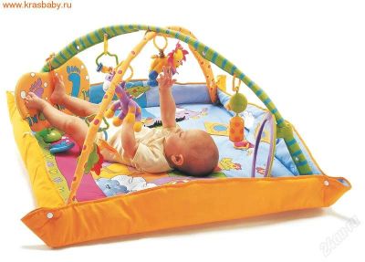 Лот: 2313796. Фото: 1. музыкальный коврик tiny love зоосад. Развивающие коврики