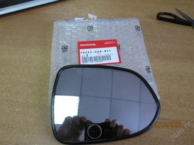 Лот: 2337280. Фото: 1. стекло зеркала правого Honda Fit... Кузов