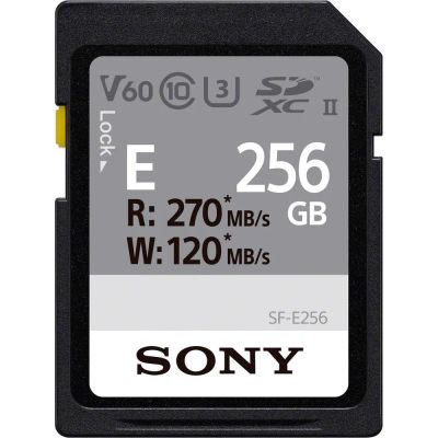Лот: 21642610. Фото: 1. Карта памяти Sony 256GB SF-E Series... Карты памяти