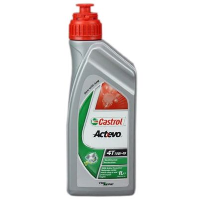 Лот: 14826029. Фото: 1. Castrol Act > Evo 4T 10W40 , 1L... Масла, жидкости