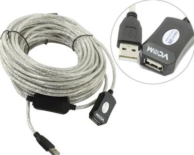 Лот: 12657755. Фото: 1. Кабель удлинительный USB2.0 AA... Шлейфы, кабели, переходники