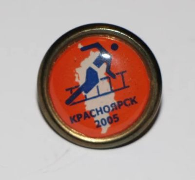 Лот: 8808431. Фото: 1. Знак на пимсе. Пожарный спорт... Сувенирные