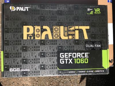 Лот: 9945221. Фото: 1. Видеокарта Palit GeForce GTX 1060... Видеокарты