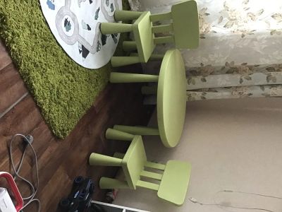 Лот: 17530580. Фото: 1. Детская мебель ikea. Столики, стулья, парты
